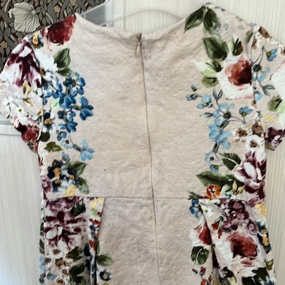 Zara girls jacquard floral dress - Picture 4 of 5